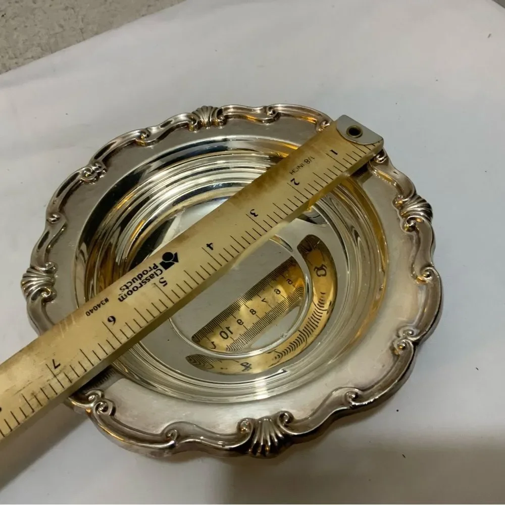 FB Rogers Co Georgetown Silverplate Plate 7.5” diameter 2” deep